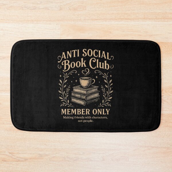 Item preview, Anti Social Book Club Introvert Book Lover Literary designed and sold by MariaEdna1.