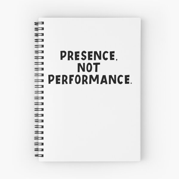Item preview, Presence Not Performance – Minimalist Typography Quote designed and sold by SassflaireST.