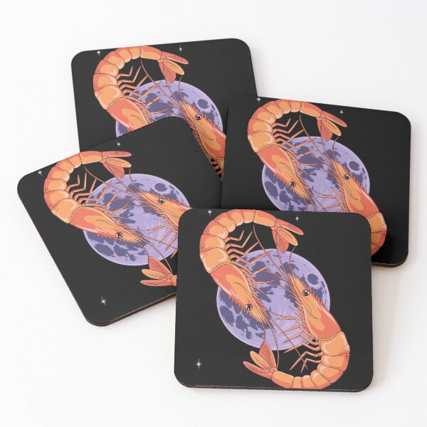 Item preview, Funny Prawn - Shrimp - Howling at the Moon  designed and sold by InspiredFoul.