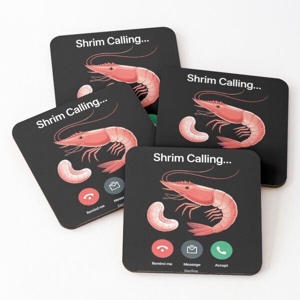 Item preview, Funny Shrim is calling misspelled shrimp calling meme  designed and sold by InspiredFoul.