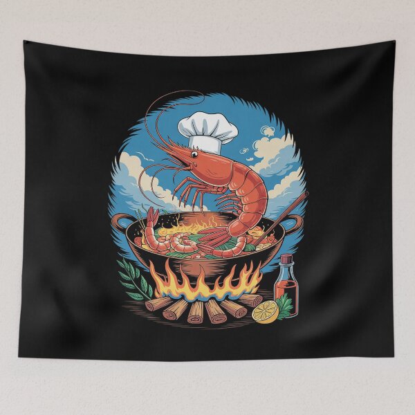 Item preview, Funny Shrimp Fried This Rice Meme Painting Distressed Style  designed and sold by InspiredFoul.