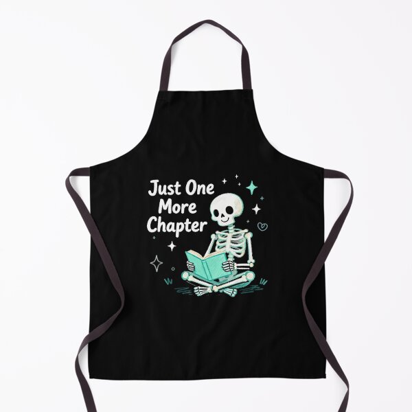 Item preview, Skeleton Funny Reading Just One More Chapter Book Lovers designed and sold by EricaMaude1.