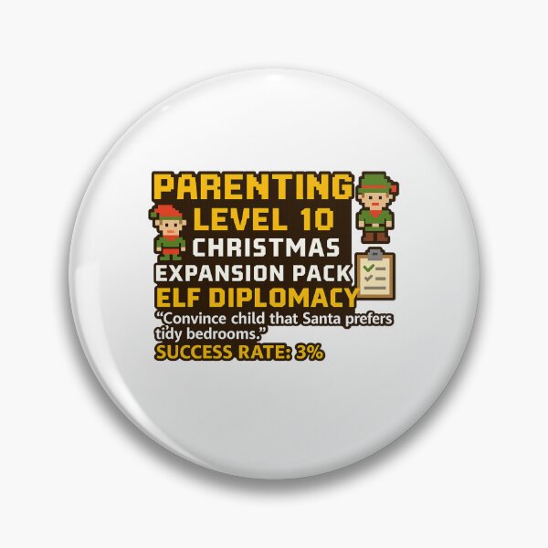 Item preview, Parenting Level 10: Christmas Expansion Pack - Elf Diplomacy  designed and sold by SarcasticParenting.