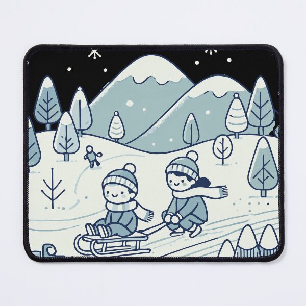 Item preview, Children enjoy winter and snow designed and sold by DKunic.