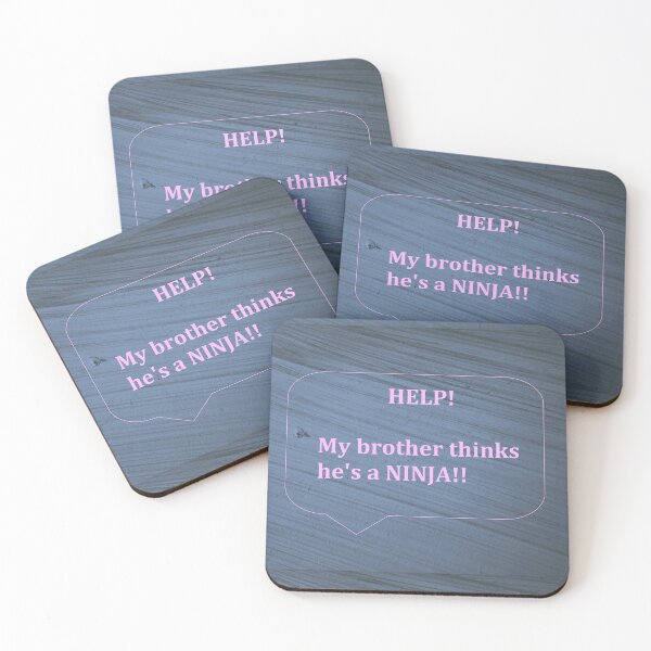 Item preview, HELP! - My brother thinks he's a NINJA! designed and sold by fluffystuffyness.
