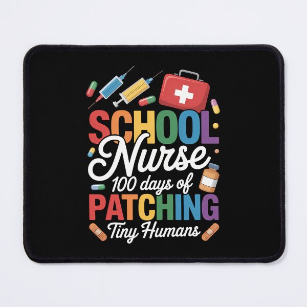 Item preview, School Nurse Cute 100th Day Of School designed and sold by cosmicncozyS.