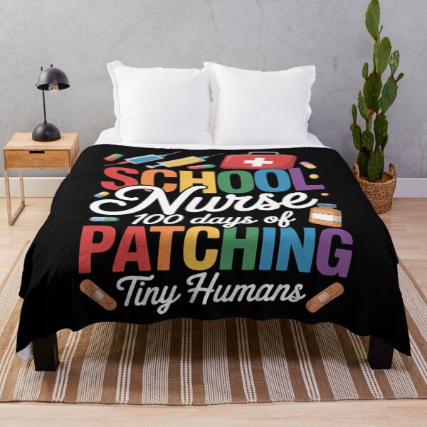 Item preview, School Nurse Cute 100th Day Of School designed and sold by cosmicncozyS.