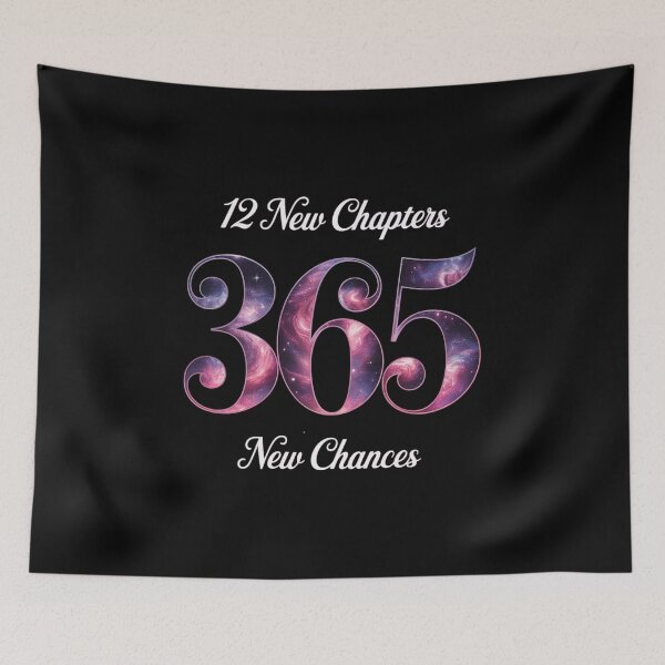 Item preview, 12 New Chapters 365 Days New Chances New Year  designed and sold by RoyTill0Art.
