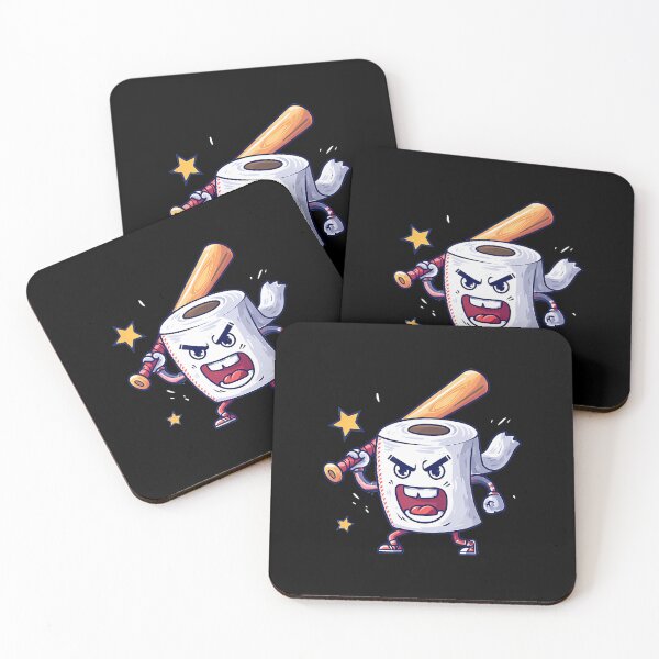Item preview, Handsome Toilet Paper Look With Baseball Bat designed and sold by CharlotteTerri.