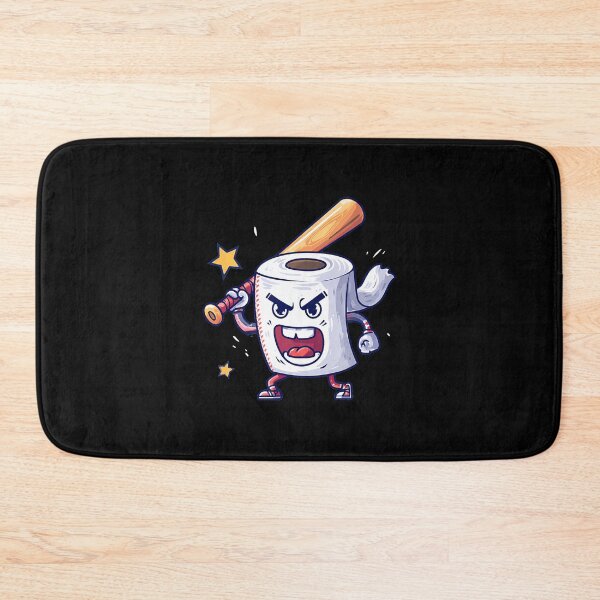 Item preview, Handsome Toilet Paper Look With Baseball Bat designed and sold by CharlotteTerri.