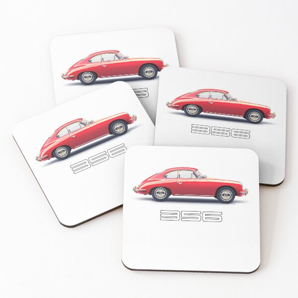Item preview, Classic Air-Cooled Sports Car Illustration – 356 Coupe designed and sold by PedalLoud.