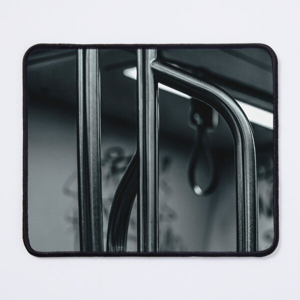 Item preview, Black and White Subway Handrail designed and sold by Rabee Khalil Photography.