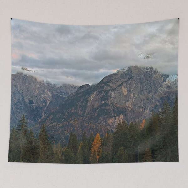 Item preview, Dolomite Peaks Above Evergreen Forest designed and sold by caracatita75.