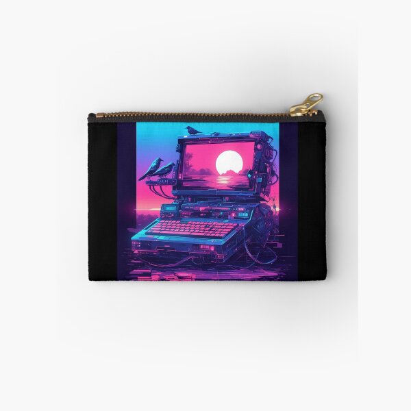 Item preview, Cyberpunk 2077 Inspired Neon City / Futuristic Dystopian Skyline / Sci-Fi Pixel Art / Retro-Futuristic World designed and sold by SMARTKIT  DESIGNAGENCY.