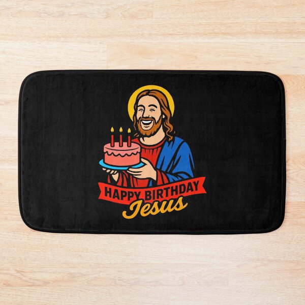 Item preview, Happy Birthday Jesus Birthday Cake designed and sold by plushism.