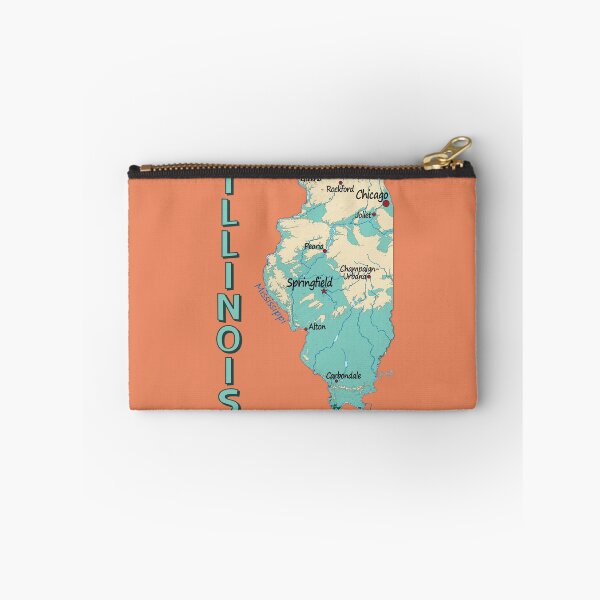 Item preview, Vintage Illinois Relief Map - Home State Pride designed and sold by mashmosh.