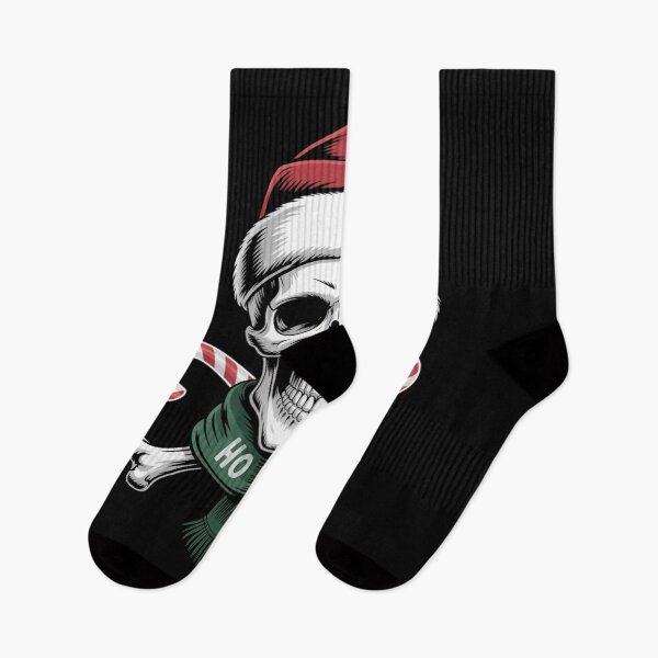 Item preview, Santa Skull With Candy Canes Dark Christmas Design designed and sold by flagylART.