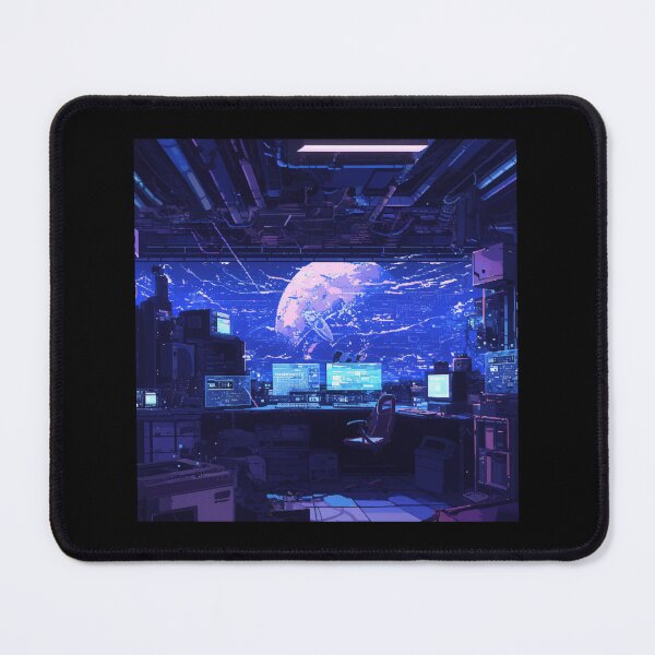 Item preview, Cyberpunk 2077 Inspired Neon City / Futuristic Dystopian Skyline / Sci-Fi Pixel Art / Retro-Futuristic World designed and sold by SMARTKIT  DESIGNAGENCY.