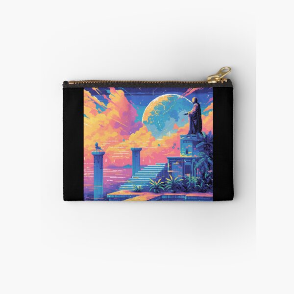 Item preview, Cyberpunk 2077 Inspired Neon City / Futuristic Dystopian Skyline / Sci-Fi Pixel Art / Retro-Futuristic World designed and sold by SMARTKIT  DESIGNAGENCY.