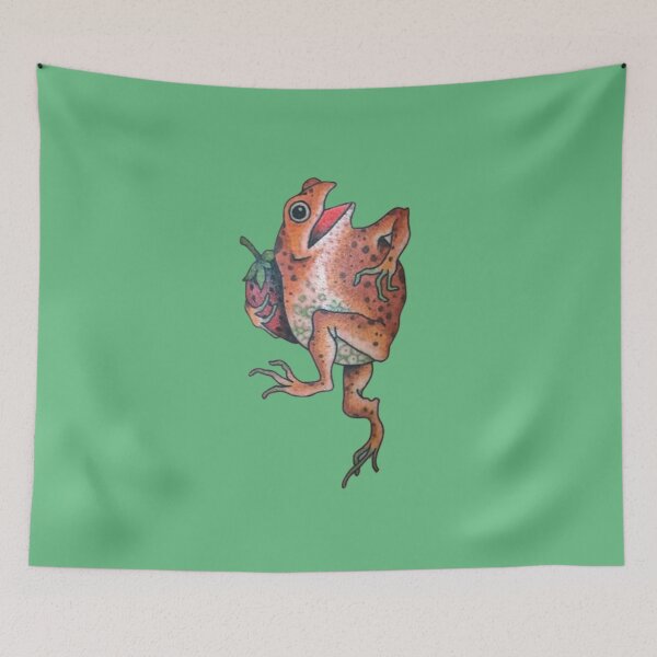 Item preview, Frog Makes Off With A Strawberry designed and sold by VictorIos.