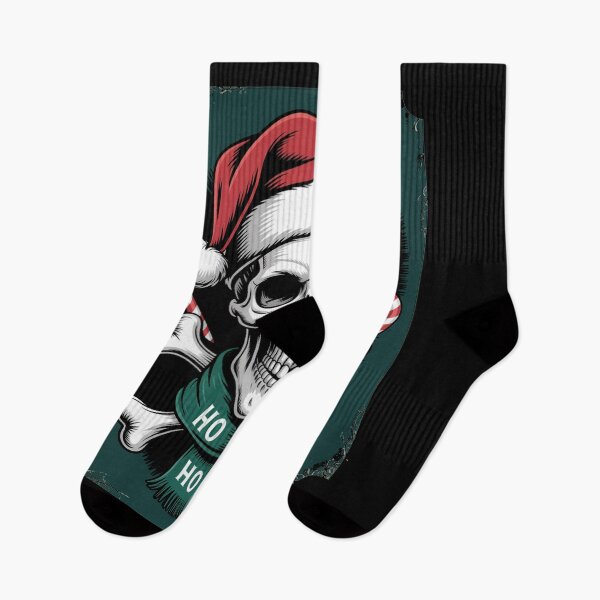 Item preview, Santa Skull With Candy Canes Dark Christmas Design designed and sold by flagylART.
