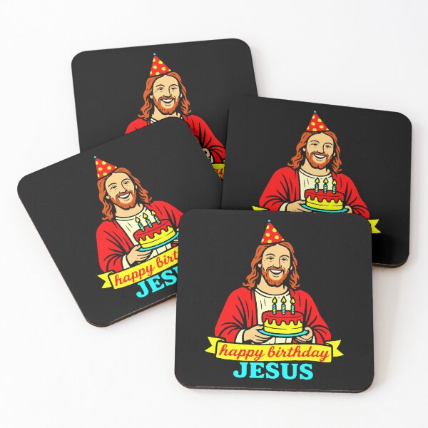 Item preview, Happy Birthday Jesus Birthday Cake designed and sold by plushism.
