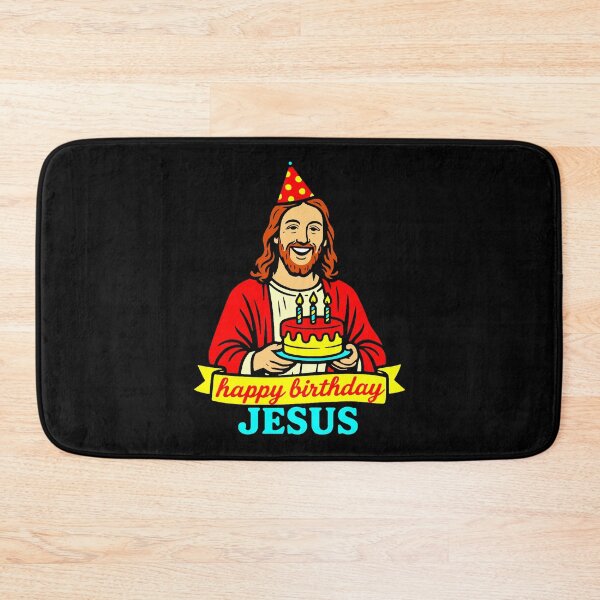 Item preview, Happy Birthday Jesus Birthday Cake designed and sold by plushism.