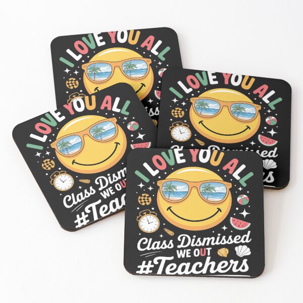 Item preview, I Love You All Class Dismissed Last Day of School Teacher  designed and sold by InspiredFoul.