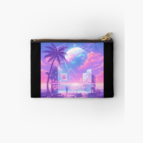 Item preview, Cyberpunk 2077 Inspired Neon City / Futuristic Dystopian Skyline / Sci-Fi Pixel Art / Retro-Futuristic World designed and sold by SMARTKIT  DESIGNAGENCY.