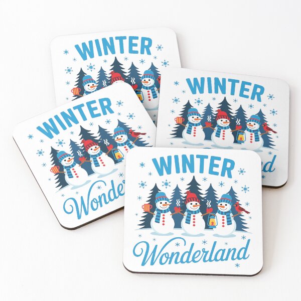 Item preview, Winter Wonderland Snowman Family Snowflake Cozy Winter Scene designed and sold by faridman.