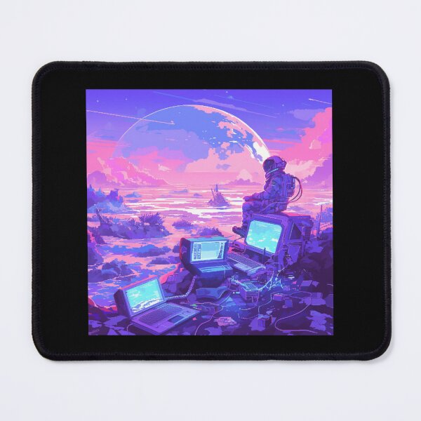 Item preview, Cyberpunk 2077 Inspired Neon City / Futuristic Dystopian Skyline / Sci-Fi Pixel Art / Retro-Futuristic World designed and sold by SMARTKIT DESIGNAGENCY.
