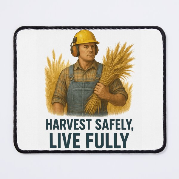 Item preview, Harvest Safely, Live Fully – Gift for Farmers & Agric Workers designed and sold by Badegi Tradings.