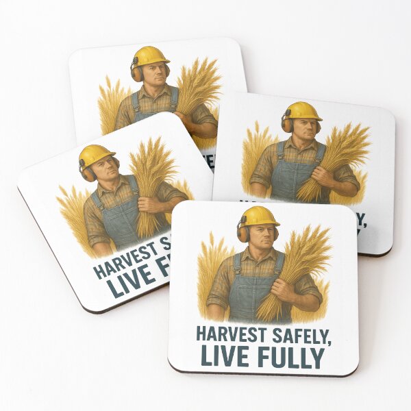 Item preview, Harvest Safely, Live Fully – Gift for Farmers & Agric Workers designed and sold by Badegi Tradings.