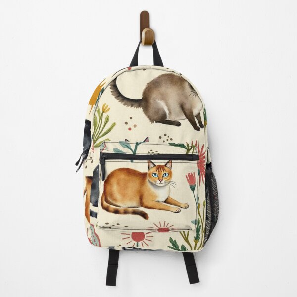 Item preview, Warm Cottage-Style Cat Illustration Pattern designed and sold by TroyTheTerrific.
