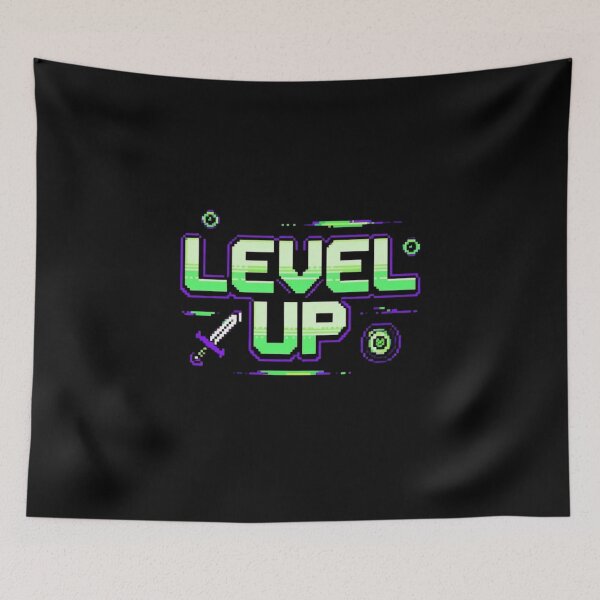 Item preview, Pixel Level Up Tee – Retro Gaming Aesthetic designed and sold by EcoArtTees.