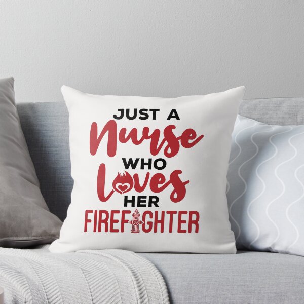 Item preview, Just a Nurse Who Loves Her Firefighter designed and sold by jaygo.