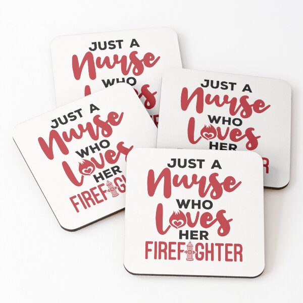 Item preview, Just a Nurse Who Loves Her Firefighter designed and sold by jaygo.