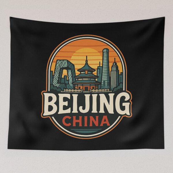 Item preview, Beijing China Retro Travel designed and sold by TomFrontierArt.