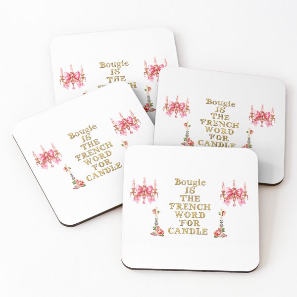 Item preview, Bougie⭐ Is the French Word for Candle – High Camp Luxe Edition designed and sold by WheelieGdArt.