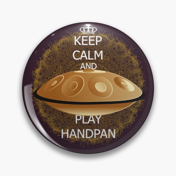 Item preview, Keep Calm and Play Handpan 2 - Handpan merchandise designed and sold by Isma Bou Grafik.