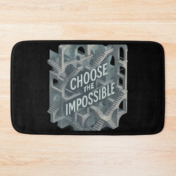 Item preview, Choose the Impossible - Surreal Neon Architecture designed and sold by MKreative Studio.