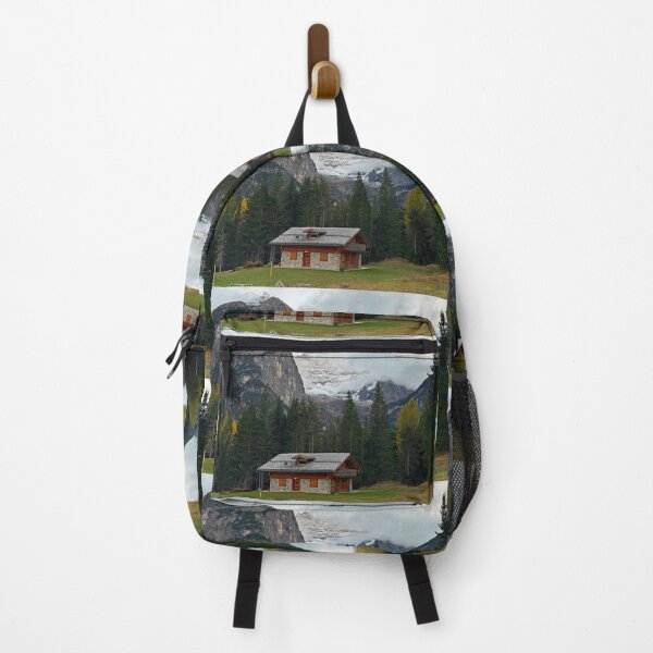 Item preview, Mountain Cabin Below Dolomite Cliffs designed and sold by caracatita75.