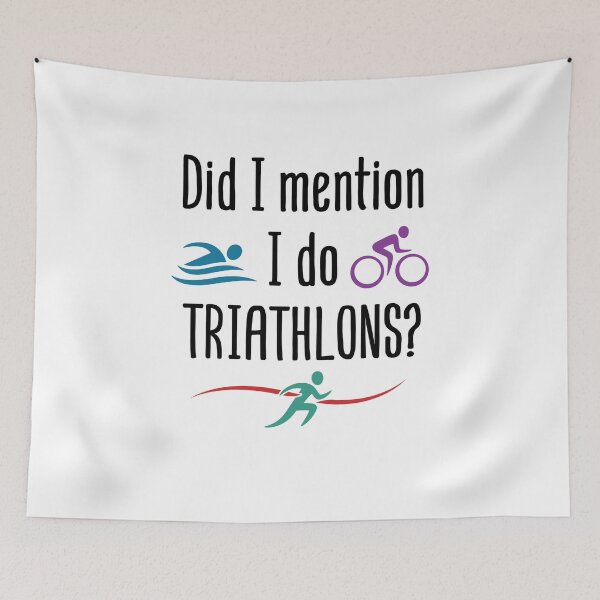 Item preview, Did I Mention I Do Triathlons Funny Triathlete designed and sold by jaygo.