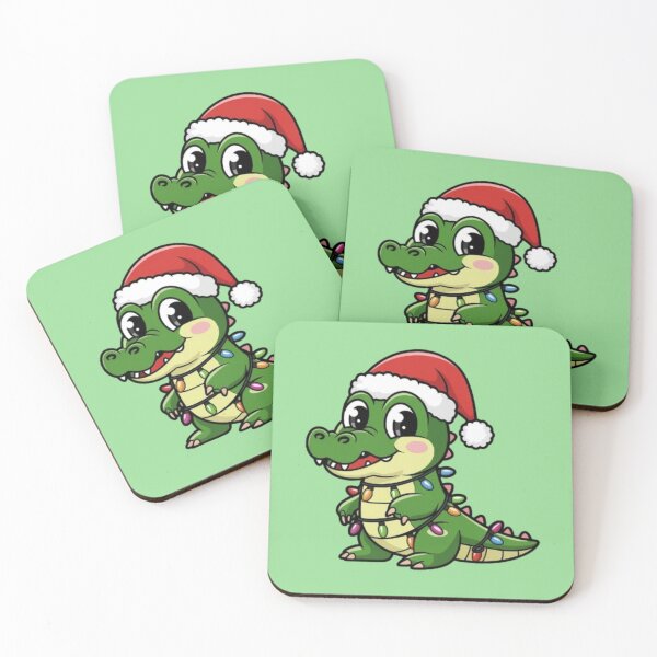 Item preview, Funny santa crocodile designed and sold by Mega _Tronus .