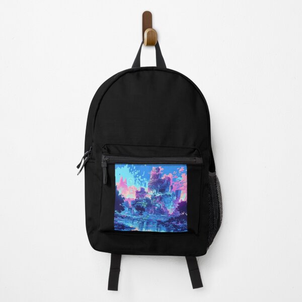 Item preview, Cyberpunk 2077 Inspired Neon City / Futuristic Dystopian Skyline / Sci-Fi Pixel Art / Retro-Futuristic World designed and sold by SMARTKIT DESIGNAGENCY.