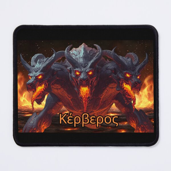 Item preview, Cerberus – The Three-Headed Guardian of the Underworld | Greek Mythology Art designed and sold by GreennieArt.