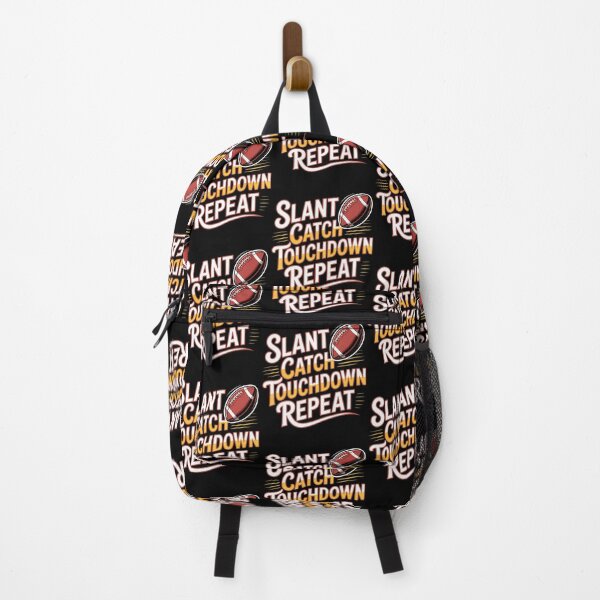 Item preview, Slant Catch Touchdown Repeat Wide Receiver Football - designed and sold by TamaraIrma.