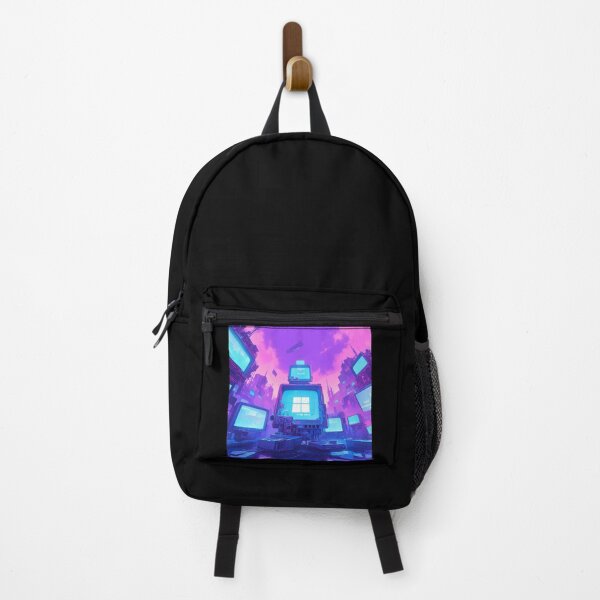 Item preview, Cyberpunk 2077 Inspired Neon City / Futuristic Dystopian Skyline / Sci-Fi Pixel Art / Retro-Futuristic World designed and sold by SMARTKIT DESIGNAGENCY.