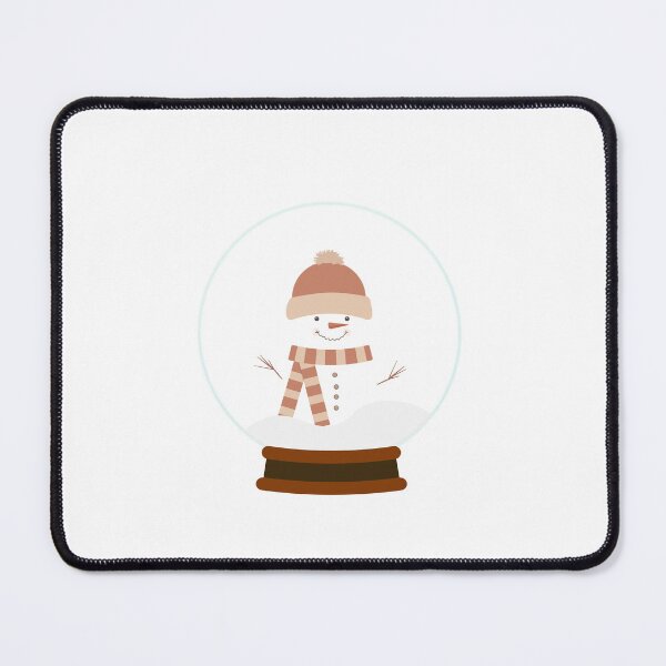Item preview,  A snowman in a snow globe. Festive background. Christmas poster design. designed and sold by Natalia4321.