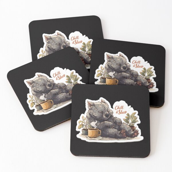 Item preview, Cute Relaxing Wombat – Chill and Sleep Art designed and sold by KZurHTPC.